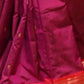 Very Much Indian Pure Silk Paithani With Most Magenta With Contrast Pink | Swadesiicart