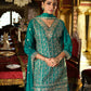 Anaita Sky-Blue Heavy Chinon Readymade Palazzo Suit with Heavy Embroidery Work