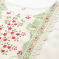 Ahalyaa Women's Traditional wear Kurta - Off-White | Swadesiicart
