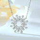 Cauer Moissanite Round Pendant Necklace in 925 Sterling Silver, White Gold Plated | Swadesiicart