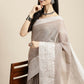 Shree Shyam Fashion Linen Beige Saree