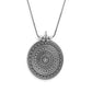 Mominos Fashion Johar Kamal Oxidised Silver-Plated Long Chain with Pendant & Studs For Women | Swadesiicart