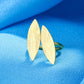 NVR Women's Western Gold-Polished Ajustable Finger Ring | Swadesiicart