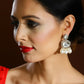 Maharani Kundan Choker with Earrings- Ruby Raang | Swadesiicart