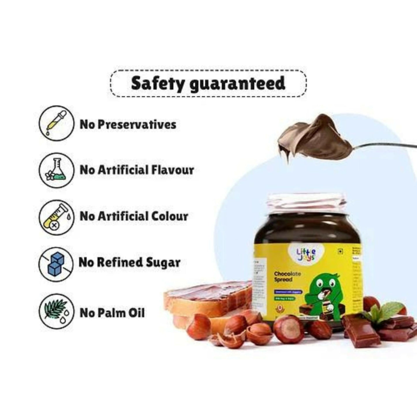 Little Joys Chocolate Spread for Kids With Hazelnut, Cocoa, Ragi & Bajra - Swadesiicart