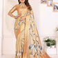 Joban Fashion Golden Cranes Patterns Banarasi Silk Sarees | Swadesiicart