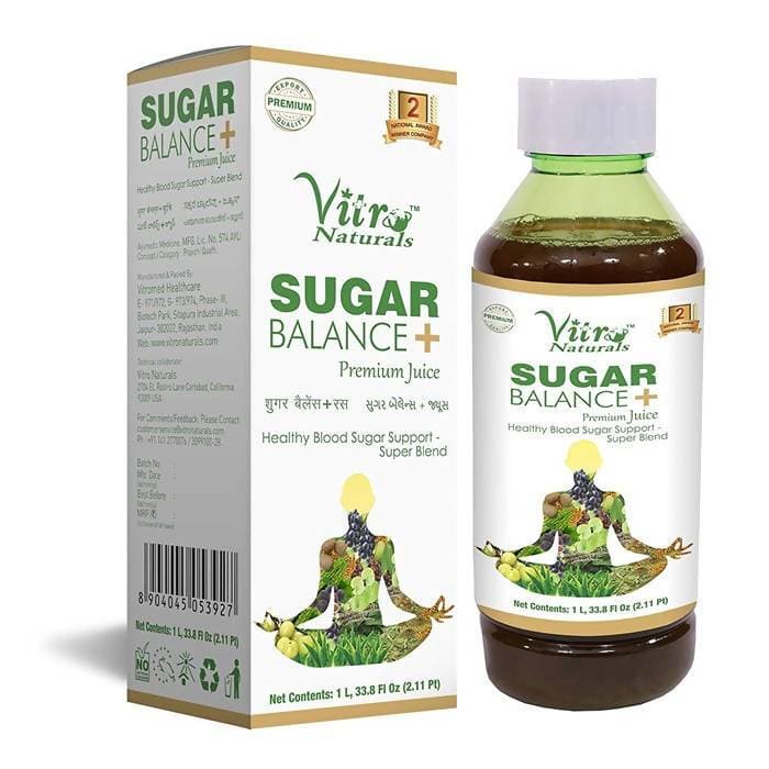 Vitro Naturals Sugar Balance + Premium Juice | Swadesiicart