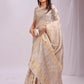 Shree Shyam Fashion Organza Cream Saree