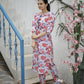 Jyoti Fashion Women's Multicolor Pure Muslin Heavy Digital Printed Kurta Pant Set | Swadesiicart