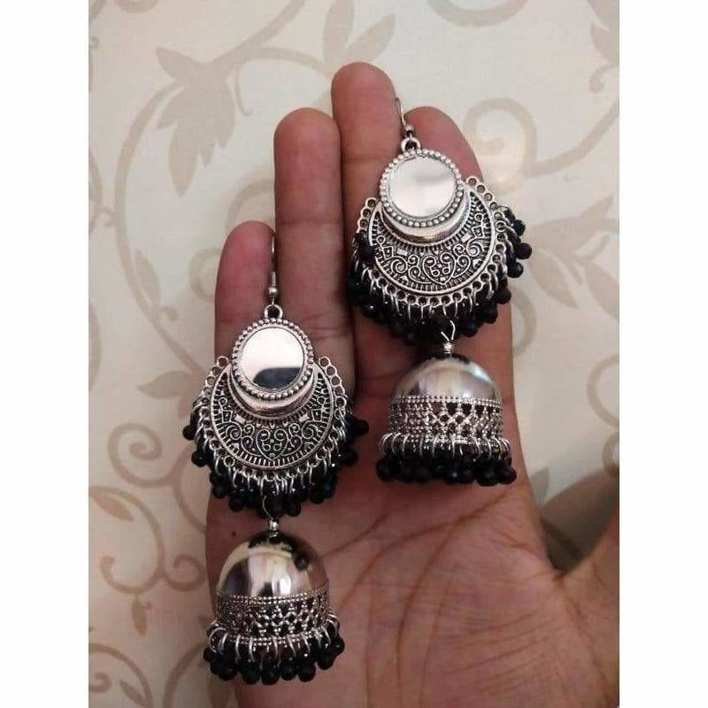 MS Fashion India Women Artificial Jewellery Earring Color-Black | Swadesiicart