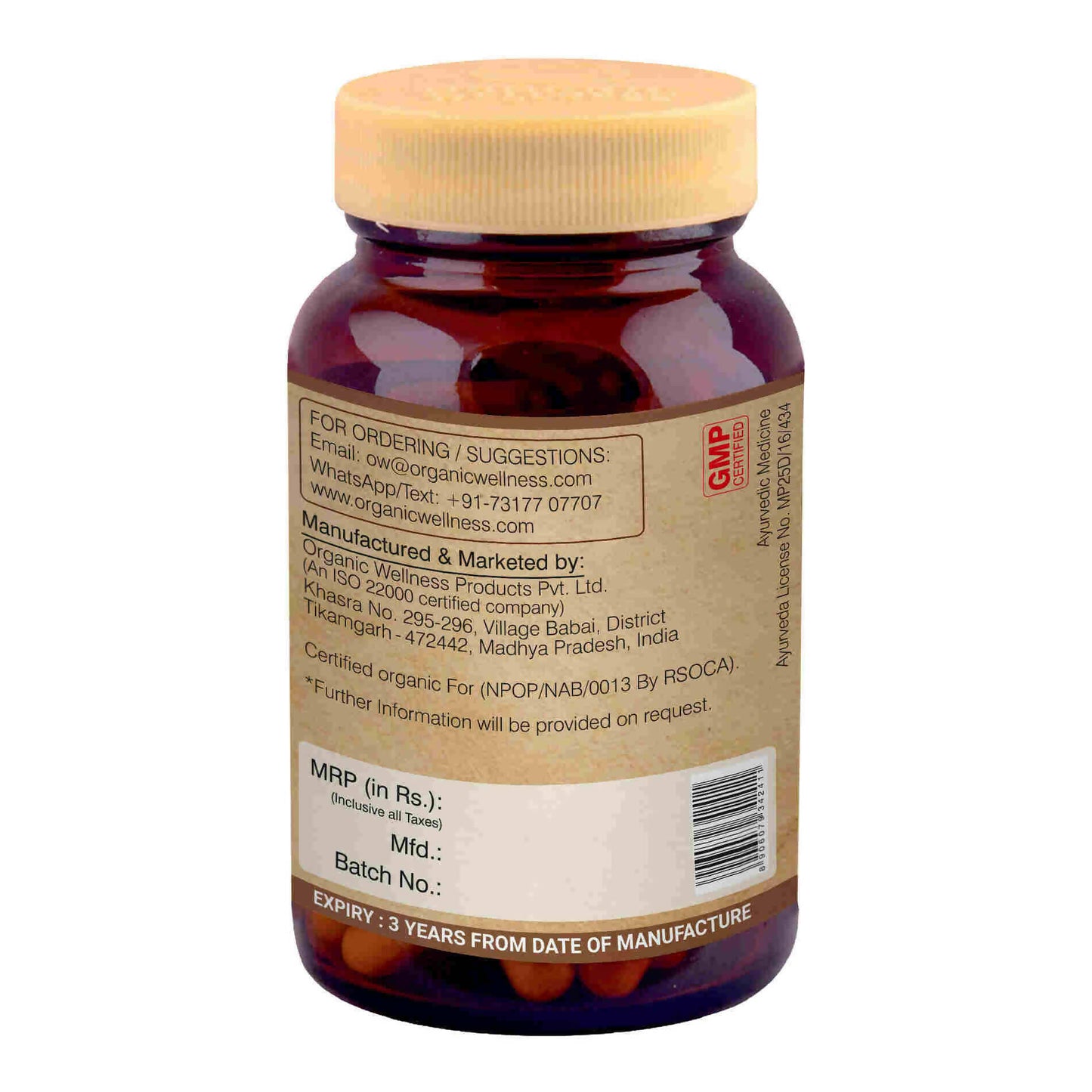 Organic Wellness Licorice Capsules - Swadesiicart