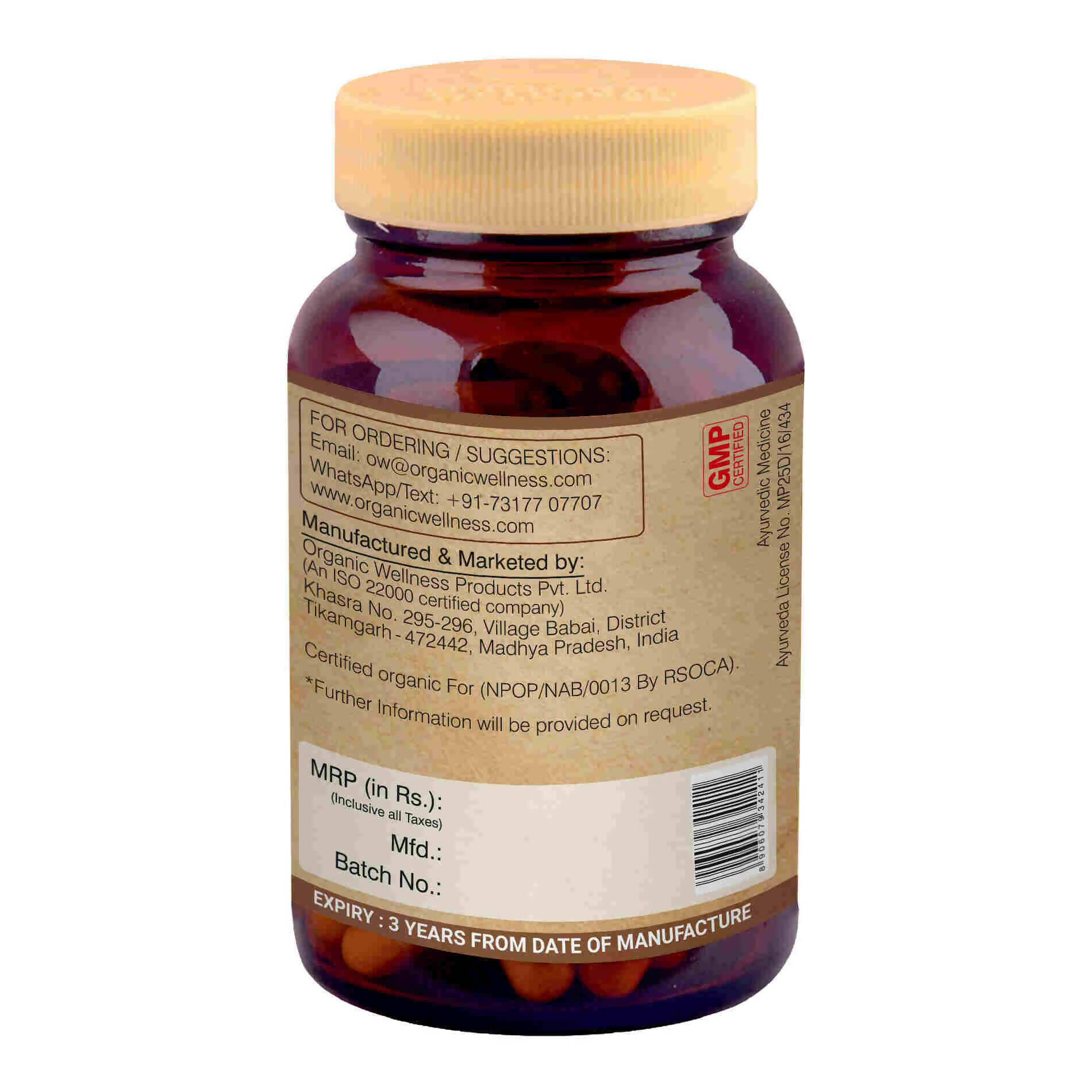 Organic Wellness Licorice Capsules - Swadesiicart
