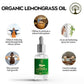 Ivory Natural Organic Lemongrass Oil Pure & Premium Essential Oil For Face, Scalp & Skin | Swadesiicart