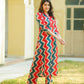 Aayaa Pure Muslin printed Kurti & Pant - Multi Color