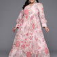 Ahalyaa Women's Traditional wear Ethnic Dress - Pink | Swadesiicart