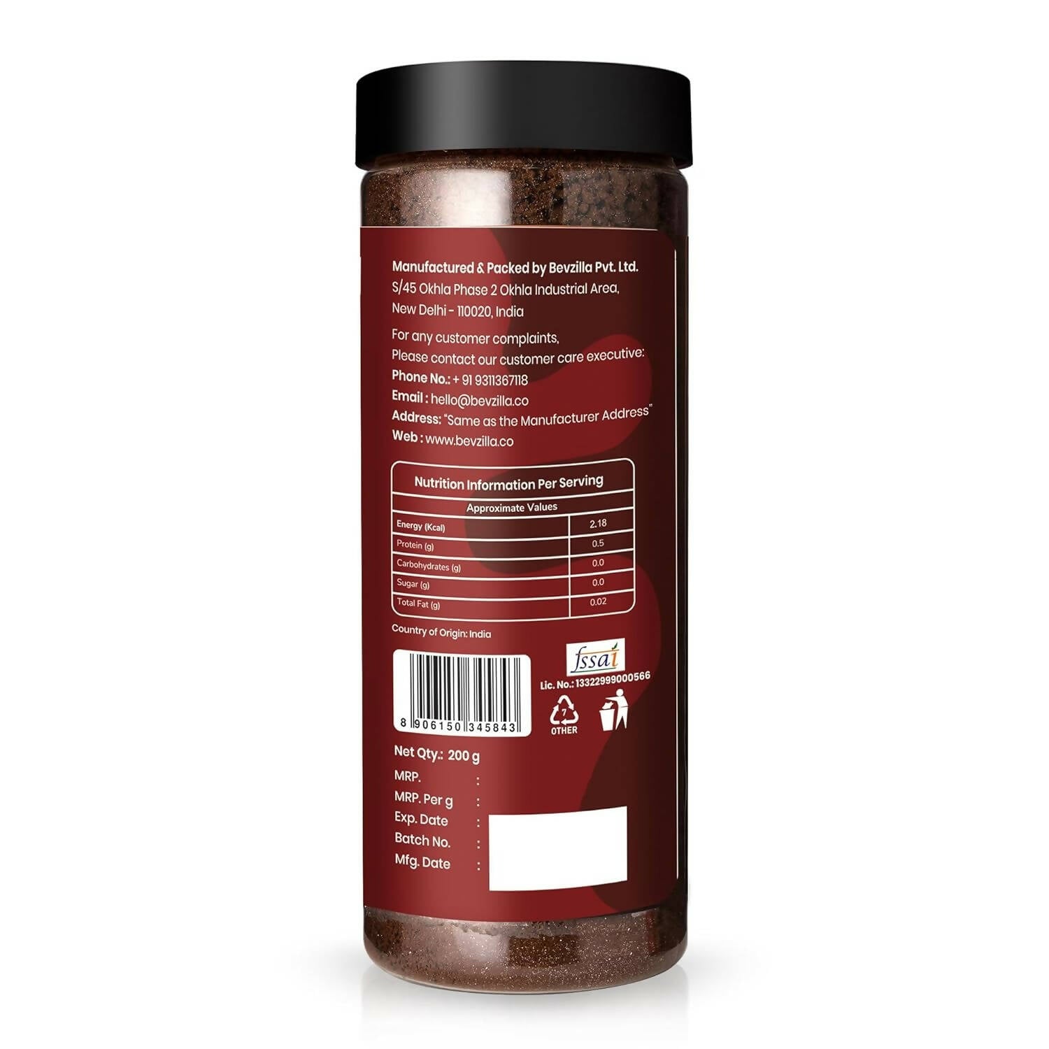 Bevzilla Chocolate & Mocha Coffee Powder 100% Pure Arabica | Swadesiicart