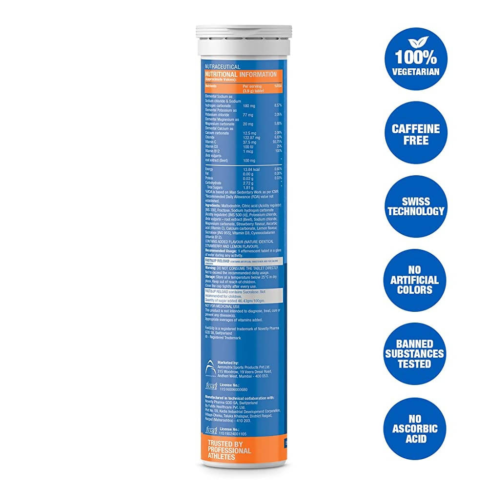 Fast&Up Reload Effervescent Tablets - Swadesiicart