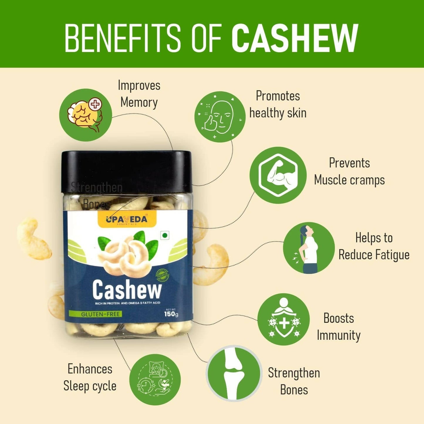 Upaveda Cashew | Swadesiicart