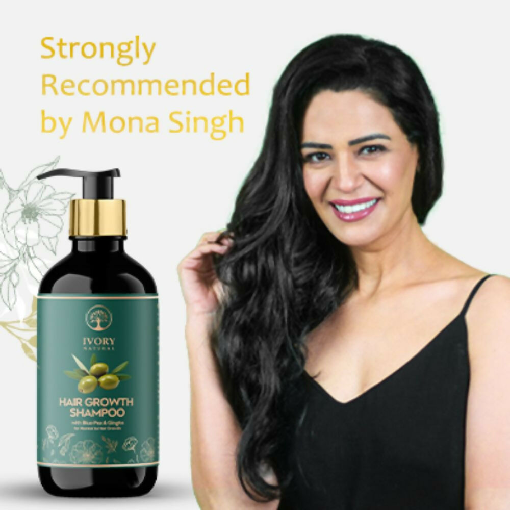 Ivory Natural Hair Shampoo For Growth - Hair Wellness & Nourishment For Both Men And Women | Swadesiicart