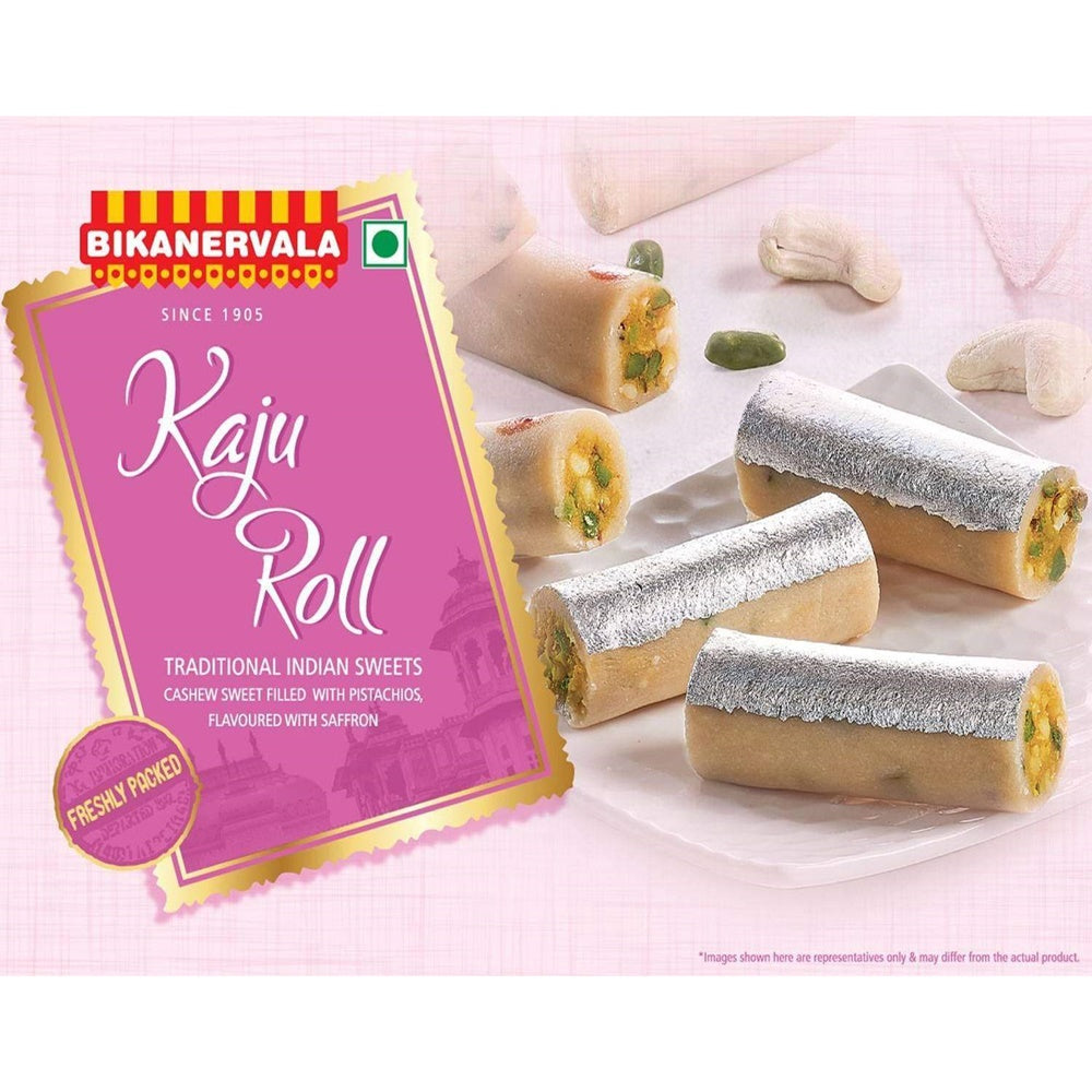 Bikanervala Kaju Roll | Swadesiicart