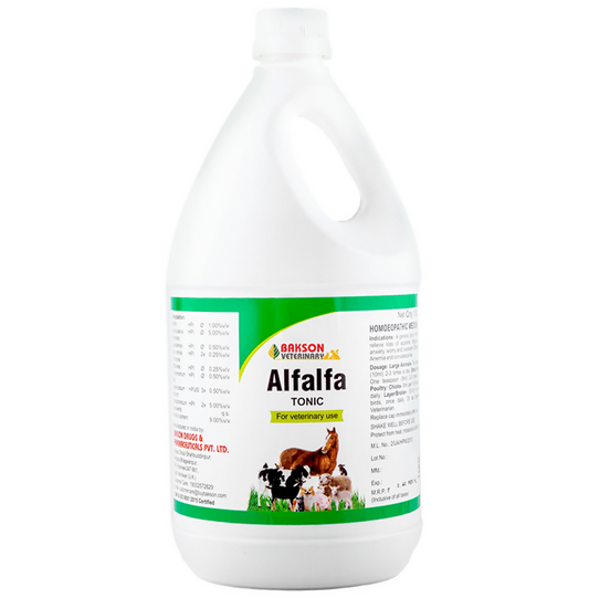 Bakson's Homeopathy Alfalfa Tonic For Veterinary Use | Swadesiicart