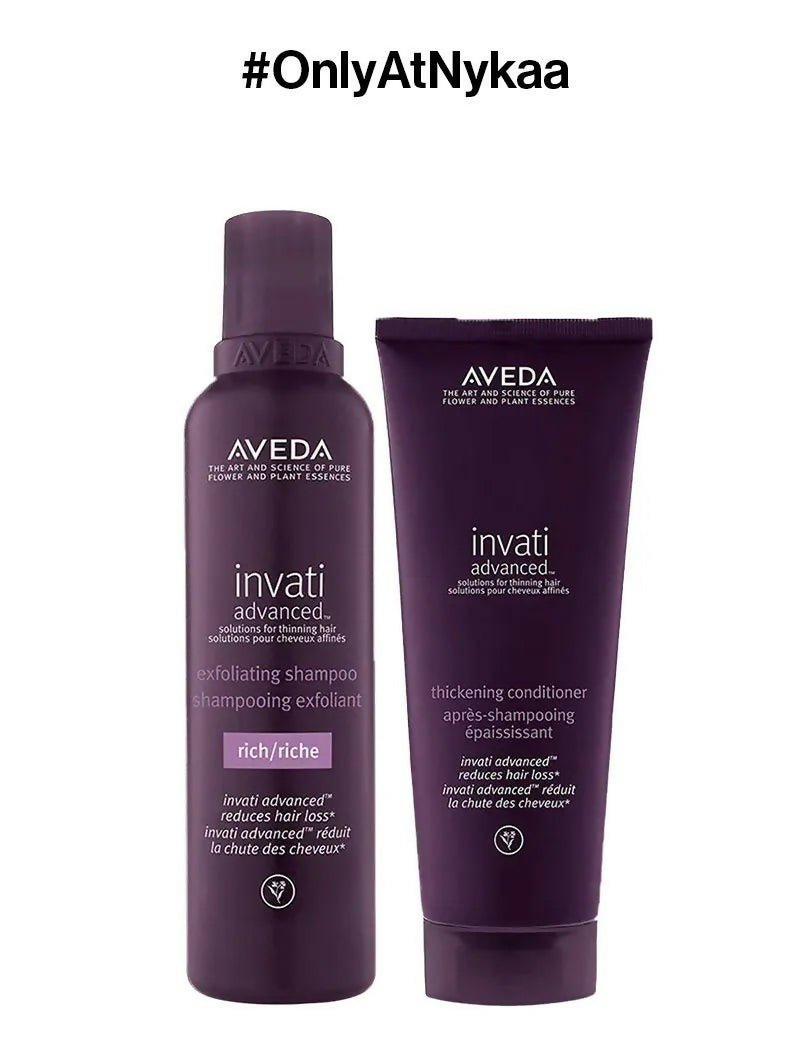 Aveda Invati Rich 2 Step Routine - Shampoo & Conditioner Combo | Swadesiicart