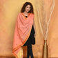 Very Much Indian Handloom Pure Cotton Paithani Dupatta Orange | Swadesiicart