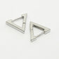 NVR Men's Silver-Plated Geometric Shape Stainless Steel Studs Earring - Swadesiicart