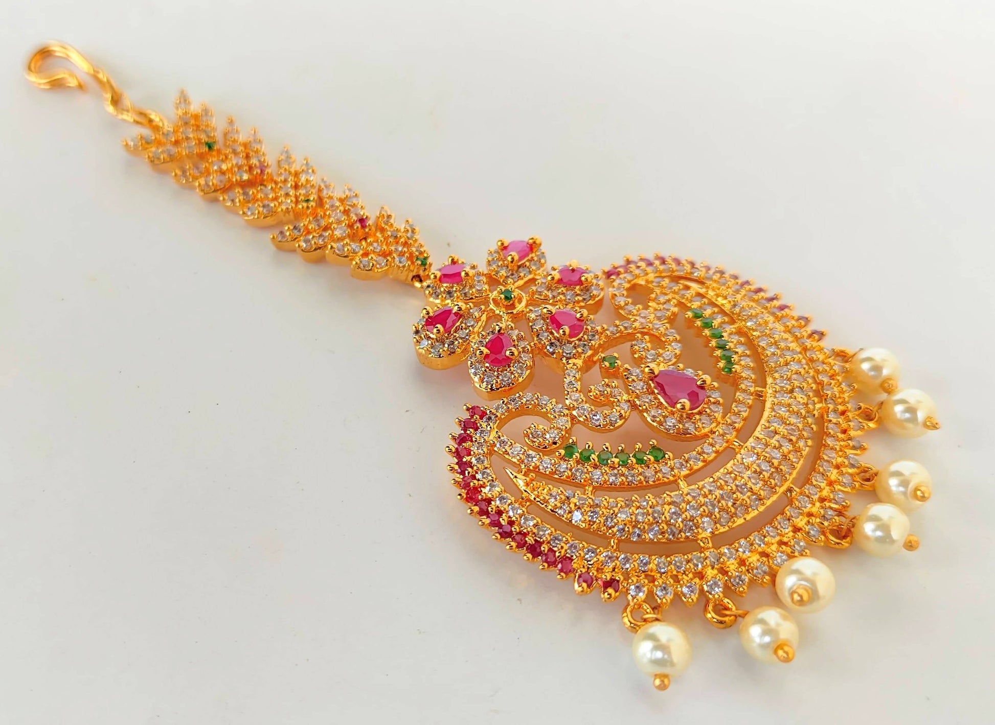 Multicolor Maang Tikka For Wedding | Swadesiicart