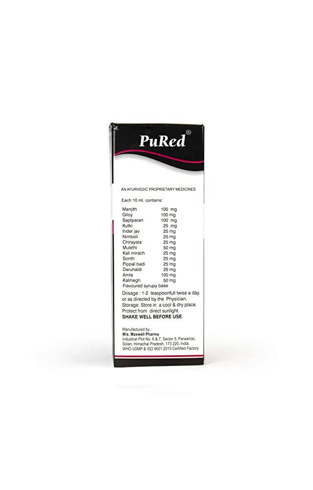 Ethix Pu Red Blood Purifier Syrup | Swadesiicart