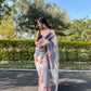 Vamsee Sia Grey Organza Saree - Swadesiicart
