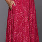Ahalyaa Women's Traditional Wear Co-ods - Red