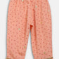 Ahalyaa Peach Crepe Gold Printed Kids Kurta Sets With Dupatta For Girls | Swadesiicart