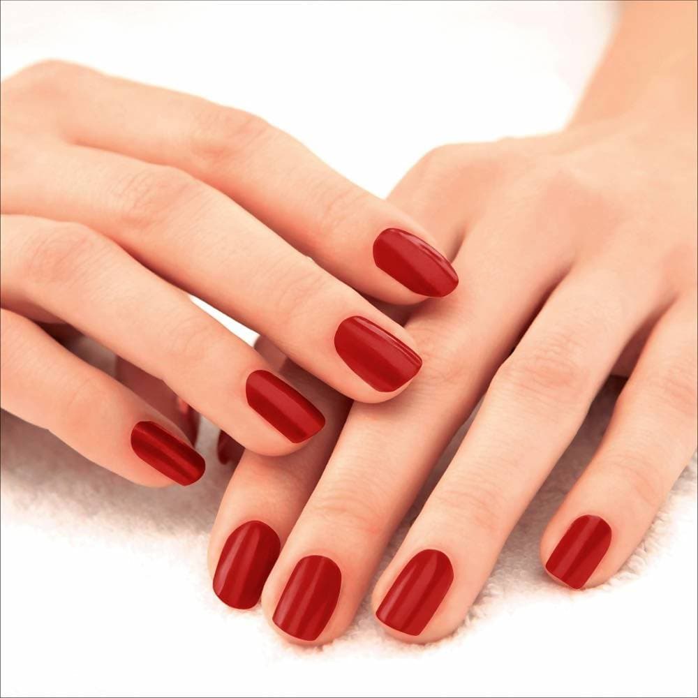 Lakme 9 To 5 Primer + Gloss Nail Colour - Cherry Red - Limited Time Offer - Swadesiicart