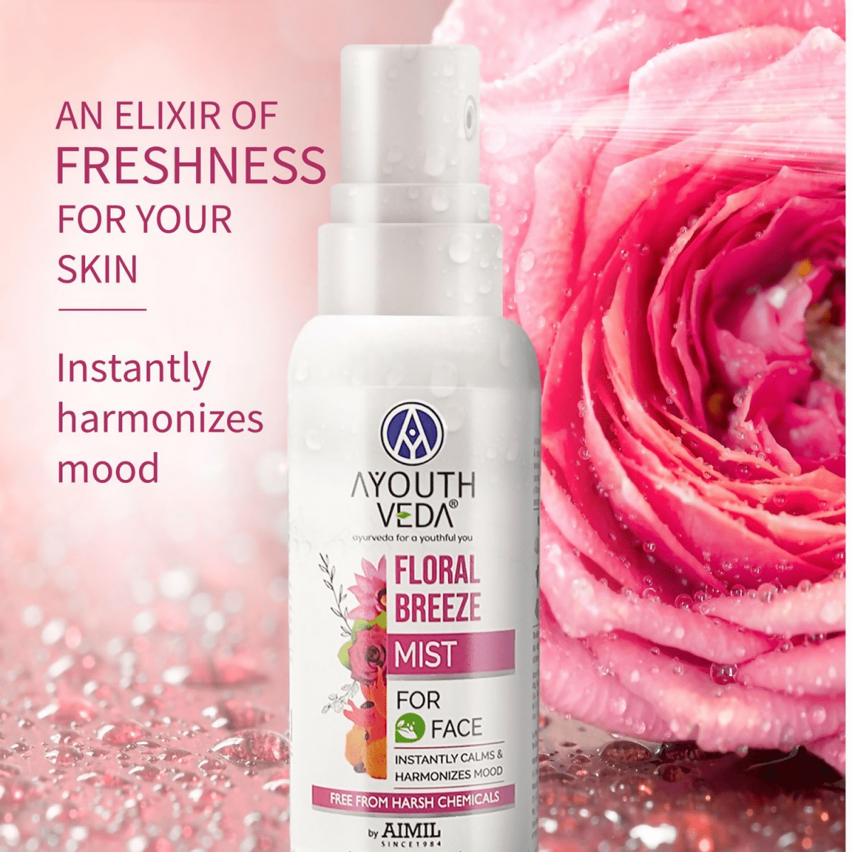 Ayouthveda Floral Breeze Mist - Swadesiicart