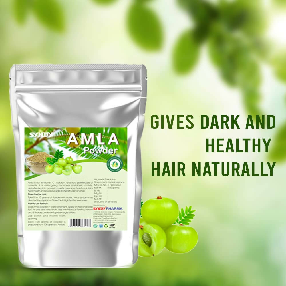 Syndy Pharma Amla Powder (Indian Gooseberry) | Swadesiicart