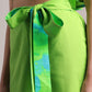 Zaccai Women's Green Cambric Solid Co-Ords - Swadesiicart