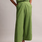 Zaccai Women's Green Cambric Solid Co-Ords - Swadesiicart