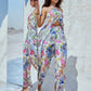 Zaccai Women's Multi Muslin Floral Co-Ords - Swadesiicart