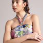 Zaccai Women's Multi Muslin Floral Co-Ords - Swadesiicart