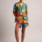 Zaccai Women's Multi Muslin Tropical Co-Ords - Swadesiicart