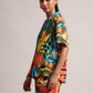 Zaccai Women's Multi Muslin Tropical Co-Ords - Swadesiicart