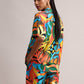Zaccai Women's Multi Muslin Tropical Co-Ords - Swadesiicart