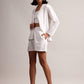 Zaccai Women's White Cambric Schiffli Co-Ords - Swadesiicart