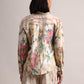 Zaccai Women's Yellow Linen Floral Co-Ords - Swadesiicart