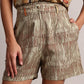 Zaccai Women's Yellow Linen Floral Co-Ords - Swadesiicart
