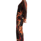 Zaccai Women's Black Organza Abstract Co-ord Set - Swadesiicart