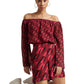 Zaccai Women's Pink Georgette Geometric Co-ord Set - Swadesiicart