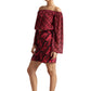 Zaccai Women's Pink Georgette Geometric Co-ord Set - Swadesiicart
