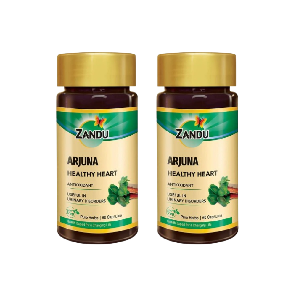 Zandu Arjuna Healthy Heart Capsules | Swadesiicart